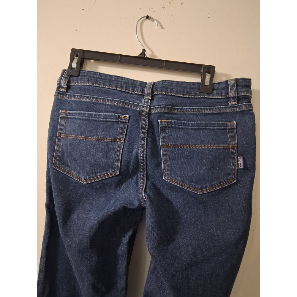 PatagoniaWomens Organic Cotton Stretch Straight Leg Jeans Dark Wash Blue Size 29 - Picture 3 of 5